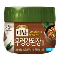 CJ 다담 우렁강된장 500g (9800원이상, (신선)02.다담 우렁강된장양념 500G(용기)