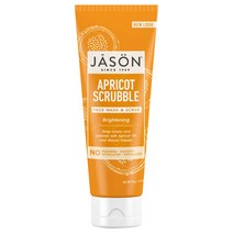 Jason Natural 브라이트닝 아프리콧 스크러블 페이셜 워시 & 스크럽, 113g, 1개