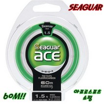 [아프로스포츠] 가성비좋은 고급낚시줄!! 믿으니깐!! 시가 SEAGUAR 에이스 카본낚시줄 카본라인 고급낚시줄, 2호