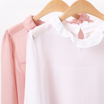 탱크걸 MARCH 프릴 블라우스 티(C 28782)