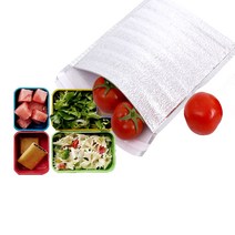 민스리빙 일회용 접착 은박 보냉백 20매, 은박보냉팩(15X25) 20매
