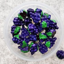 차이나팩토리 과일슬라임파츠 모형슬라임파츠 입체파츠 슬라임토핑, (T-526)포도송이