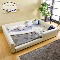 모건리빙 BEST 보니타 저상형 패밀리침대, 02_보니타 가드형 프레임 SS(그레이)