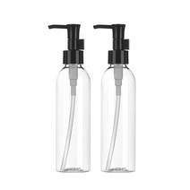 허브스프레이 오일펌프용기 50-400ml, 2개, 200ml투명/검정캡