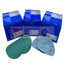 연마대왕 태양연마재 원형샌딩 필름패파 5인치 1Box (100장) L312T, 400