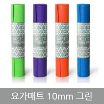 PVC 국민 요가매트 5mm 그린 체육관 논슬립 메트 추천