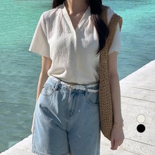  아피나르 여성용 반팔 가디건 티셔츠 