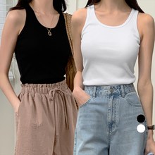  AFINAR 골지 나시 티셔츠 2장 세트 
