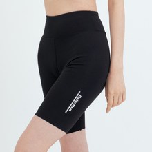 엘쏘 여성용 텐션업 5부 필라테츠 요가 레깅스 사이드레터링 