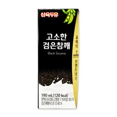 삼육두유 검은참깨, 190ml, 48개