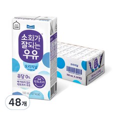 매일 소화가 잘되는 우유, 190ml, 48개