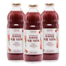 투네이쳐 프리미엄 석류 100퍼센트 원액, 1L, 3개