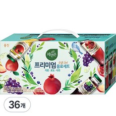 자연은 프리미엄 음료세트, 180ml, 36개