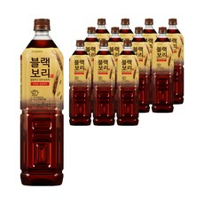 하이트진로 블랙보리 음료, 1.5L, 12개