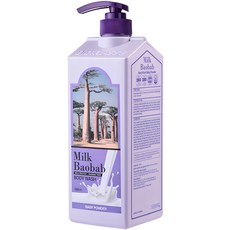 밀크바오밥 대용량 바디워시 베이비파우더향, 1L, 1개