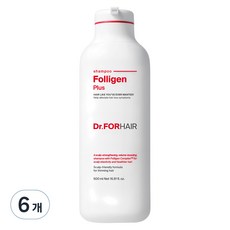 닥터포헤어 폴리젠 플러스 탈모 완화 샴푸, 500ml, 6개