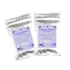1+1 퀸즈 토탈셀렉트 100g 천연헤나염색 부터 빠른새치염색, 내추럴브라운+내추럴브라운(천연), 2개