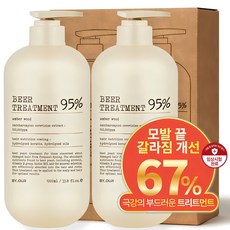 바이아우어 10만PPM 단백질 맥주효모 트리트먼트, 2개, 1000ml