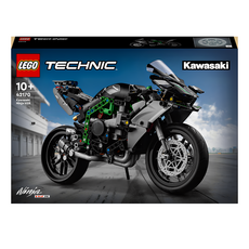 레고 테크닉 42170 Kawasaki Ninja H2R 모터사이클, 혼합 색상, 1개