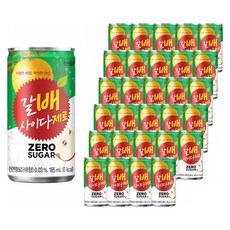 갈아만든배 사이다 제로, 30개, 185ml