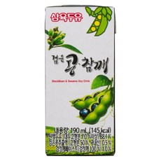 삼육두유 검은콩참깨 두유, 190ml, 64개