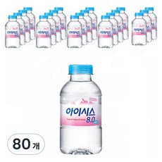 아이시스 8.0 생수, 200ml, 80개 - 아이리스