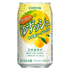 일본 논알콜 초야 CHOYA 유즈슈, 6개, 335ml - yuge