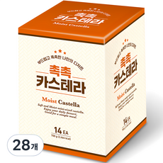 키즈웰 촉촉 카스테라 14p, 50g, 28개 - 가파이