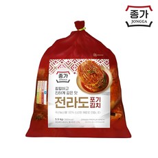 (종가집) 종가 전라도식 포기김치 5.5kg, 1개