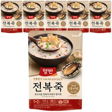 양반 전복 즉석죽, 420g, 6개