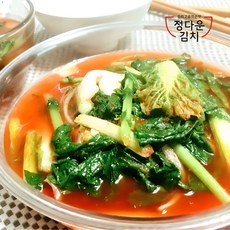 [정다운김치] 국물맛일품 유튜브방송에서 인정한그맛 얼갈이열무물김치, 1.5kg, 1개