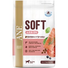 ANF 전연령용 소프트 사료, 연어, 1.2kg, 1개 - anf