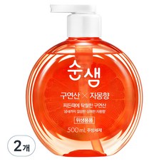 순샘 구연산 자몽 주방세제, 500ml, 2개