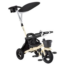 삼천리자전거 2024 VITAMIN TRIKE 세발자전거 77cm + 실내보관 휠커버 세트, 크림버터, 1개