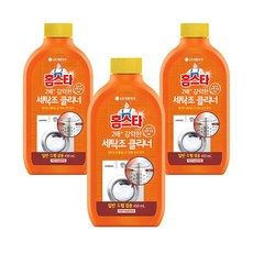 홈스타 퍼펙트 세탁조 클리너 일반드럼겸용, 450ml, 3개