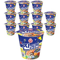 오뚜기 진라면 순한맛 소컵 65g, 12개