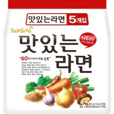 삼양 맛있는라면 115g, 5개