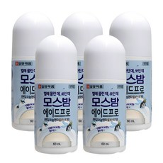 일양약품 벌레물린데 쏘인데 모스밤 에이드프로, 60ml, 5개