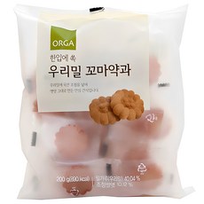 올가홀푸드 한입에 쏙 우리밀 꼬마약과, 200g, 1개 - 골프라운딩간식