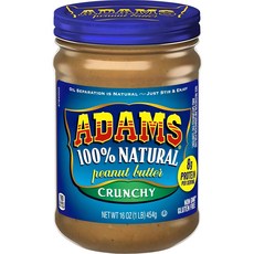 아담스 내추럴 피넛 버터 크런치