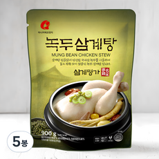 마니커 녹두 삼계탕 냉장, 900g, 5봉