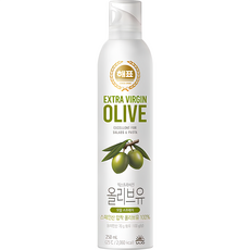 해표 엑스트라버진 오일스프레이 압착올리브유 250ml, 1개