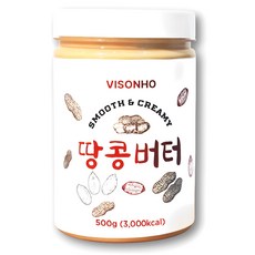 비소뉴 크리미 땅콩버터, 1개, 500g