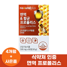 면역력높이는 면역력에좋은 영양제 강화제 만성염증 프로폴리스 아연 식약처인증 + 사은품 증정