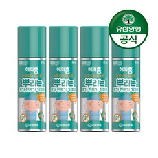 해피홈 아웃도어 미스트 뿌리는 모기 진드기 기피제, 65ml, 4개