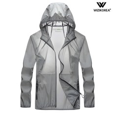 여름 자외선차단 후드집업 스판 바람막이 점퍼 W076J+국내발송