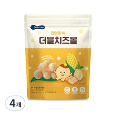 베베쿡 한입에 쏙 더블치즈볼 25g, 치즈, 4개