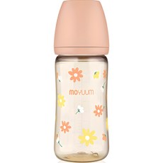 모윰 PPSU 올인원 노꼭지 젖병, 코랄핑크, 270ml, 1개