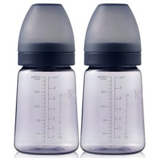 마더케이 베이직 PPSU 젖병, 네이비, 180ml, 2개