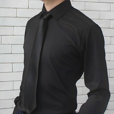 어셔츠 구김없는 남성용 스판 정장 와이셔츠